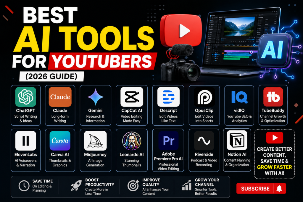 best ai tools for youtubers